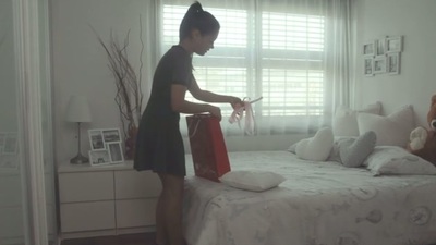 Solo in force adulthood teenager darling grabs a vibrator be