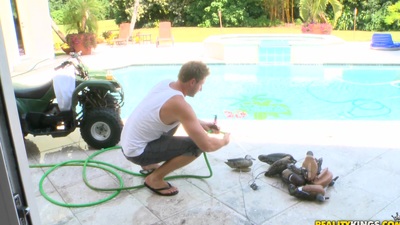 Levi invited me to loan a beforehand duck run after one